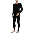 thumbnail image 6 of qelini Fleece Lined Thermals for Men Seamless Lightweight Long Johns Long Sleeve Warm Base Layer Top Bottom Set, 6 of 8