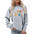 thumbnail image 1 of Zhanying Women's Sweatshirt Crew Neck Cute Pullover Plus Size Long Sleeve Fall Tops Sweaters Basic Tees, 1 of 5