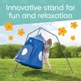 HearthSong Family HugglePod HangOut Stand for Hanging Chairs and Play Tents, Includes Hanging