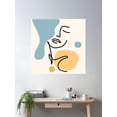 thumbnail image 2 of L'Amour Poster Wall Art, Modern Wall Decor For Living Room Bedroom, 30x30 UNFRAMED, 2 of 3