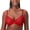 Lipstick Red, variant on Women's Front Closure Lace Underwire Bras, Unlined, Plus Size, Full Coverage