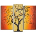 thumbnail image 2 of Thai Tree Dance 3 Piece Painting on Wrapped Canvas Set, 2 of 3