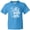 Pacific Blue, variant on Inktastic Little Surf Girl with Surfboard Youth T-Shirt