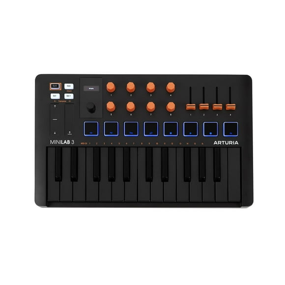 Arturia MiniLab 3 25 Contrôleur à Touches Minces - Orange