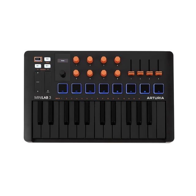 Arturia MiniLab 3 25 Manette à Touches Fines - Orange