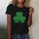thumbnail image 2 of Mujeres Manga Corta de Verano Tops Impreso Sudadera Casual, Cuello Redondo Blusa Ligera para la Primavera Y el Verano, 2 of 4