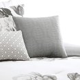thumbnail image 3 of Juego de ropa de cama Benzara King, edredón de algodón, estampado floral, gris, 3 of 5
