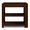 Walnut, variant on Delta Children Emmie Changing Table with Bookcase Storage, Bianca White