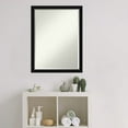 thumbnail image 5 of Amanti Art Beveled Bathroom Wall Mirror - Avon Frame Avon Black Narrow Outer Size: 20 x 26 in, 5 of 5