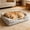 🔥 Gray_Base#666, variant on Cooling Dog Bed for Large Dogs and Cats – Ice Silk Breathable Pet Mattress, Soft Supportive Tear Resistant Summer Chill Mat
