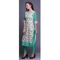 thumbnail image 3 of Bimba Robes Tuniques Droites pour Femmes Kurta d'Été Imprimée, 3 of 6