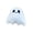 Green, variant on Plush Ghost Halloween Doll 1 Pack Soft Stuffed Cute Spooky Ghost Toy with Orange Wings for Halloween Party Decoration Indoor Home Haunted House Display Holiday Gift for and Halloween Lovers