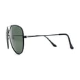 thumbnail image 4 of Polarized Iconic Metal Wire Rim Tear Drop Officer Sunglasses Black Green, 4 of 4