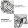 thumbnail image 3 of NUOLUX 1Pcs Multi Purpose Grey Soap Dish with Self Draining for Home Use, 3 of 8