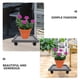 thumbnail image 3 of NUOLUX Base Cuadrada Para Macetas Con En Material PP Para Plantas De Interior Y, 3 of 8
