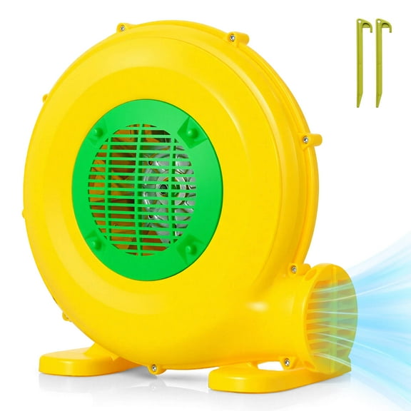Costway 480W Air Blower 0.64 HP Air Pump Fan with Convenient Handle & Ground Stakes