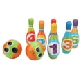 thumbnail image 3 of Kid Bowling Pins And Balls, Social Skill Development Foldable Safe Material Kids Bowling Set  For Indoor, 3 of 8