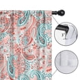 thumbnail image 4 of Blackout Kids Curtains,Paisley Pattern Childrens Insulated Curtains Set Of 2,Bedroom Essentials,Toddler Room Decor 42"x54"(106x137cm), 4 of 4