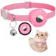 thumbnail image 1 of Collar para gatos con Airtag - Seguimiento GPS, hebilla de seguridad y bandas reflectantes, ajustable 20-33cm, incluye campana extraíble. ¡Encuentra a tu mascota fácilmente de día o noche!, 1 of 7