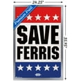 thumbnail image 3 of Ferris Bueller's Day Off - Save Ferris Wall Poster, 22.375" x 34", Framed, 3 of 6