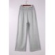 thumbnail image 1 of ABPHQTO Pantalón gris con bolsillos en la cintura fruncido de mujer, 1 of 5