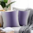 thumbnail image 2 of Dark Purple Grey Ombre Throw Pillow Covers 18x18 Inch Set of 2, Modern Abstract Art Gradient Waterproof Outdoor Pillow Covers, Decorative Cushion Pillowcases for Couch, Sofa, Bed, Garden, Patio, 2 of 9