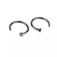 thumbnail image 5 of K-KED Nose Ring Surgical Steel Fake Nose Rings Hoop Nose Rings Small Thin Piercing *-black-10mm, 5 of 9
