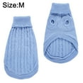 thumbnail image 2 of Pet sweater, dog two-piece clothes, pet solid color clothesm, 2 of 6