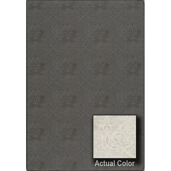 Milliken Imagine Area Rug GRAND CHALET Grand Chalet Muslin Crosses Curves 2' 8" x 3' 10" Rectangle
