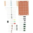 thumbnail image 2 of Shisuyan Basic Electronics Kit for Beginners with Breadboard Wiring Harness and Interactive Learning Components for DIY Projects and Electronic Experimentation, 2 of 9