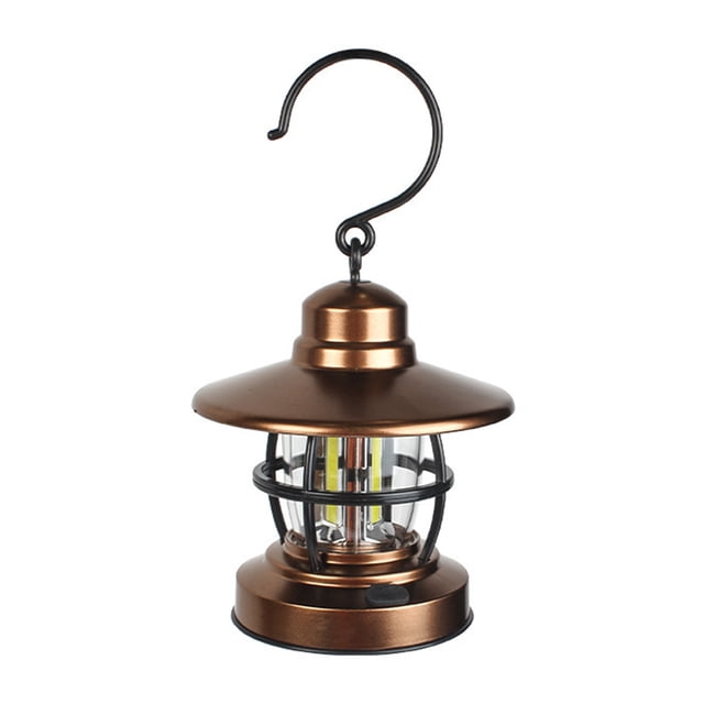 Linterna colgante con pilas para exteriores, ideal para jardín, tienda de campaña y camping.