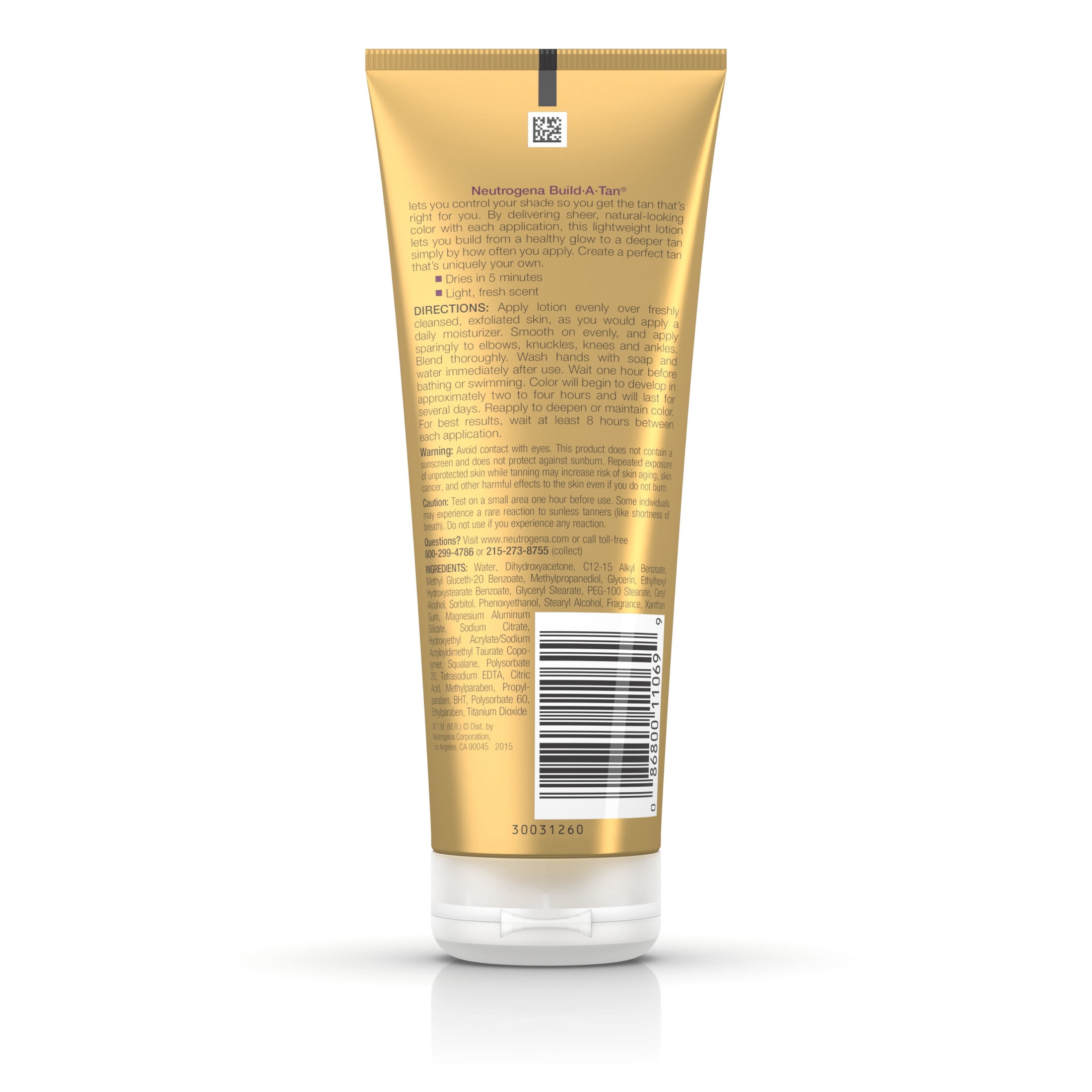 Neutrogena Build-A-Tan Gradual Sunless Tanning Lotion, 6.7 fl. oz