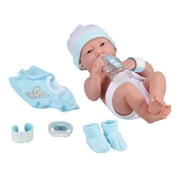 My Sweet Love Baby's First Day Blue Play Set, 10 Pieces, Featuring Realistic 15" Newborn Doll, Perfect for Children 2+
