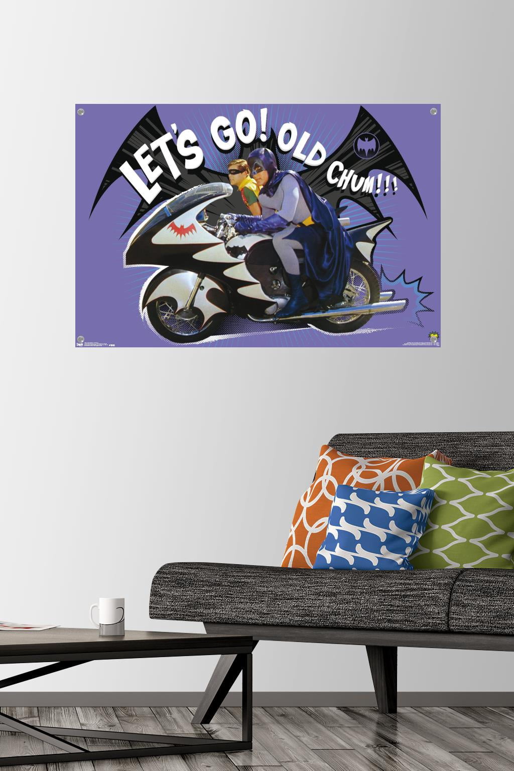 DC Comics TV - Batman TV Series - Batcycle Wall Poster with Push Pins, 22.375" x 34"