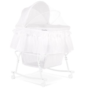 Dream On Me Lacy Portable 2-in-1 Bassinet & Cradle