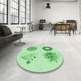 thumbnail image 4 of Ahgly Company Machine Washable Indoor Rectangle Transitional Light Green Area Rugs, 6' x 9', 4 of 7