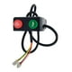 thumbnail image 3 of Interruptor del manillar Motocicleta Botón rojo verde Repuestos universales Longitud del cable 40 cm Reemplazo 7/8 "Montaje Interruptor de arranque shamjiam Interruptor de manillar, 3 of 8