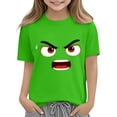 thumbnail image 7 of Piuwrlz 5 T Boys Short T-Shirts Sleeve Toddler Funny Graphic Shirts Tops Pullover T Shirts Green Size 5 Years, 7 of 7