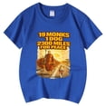 thumbnail image 3 of Gzbliryd Boys Easter Shirt Funny Letter Printed Shirts Funny Bunny Rabbit T Shirt for Little Girl Summer Casual Short Sleeve Cartoon Tee Tops (Blue,5-6 Years), 3 of 3