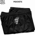 thumbnail image 4 of HighFundamental Men's Athletic Mesh Shorts with Drawstring 2 Pockets Lightweight Gym Workout Wear Basketball Shorts 8" Inseam, 4 of 5