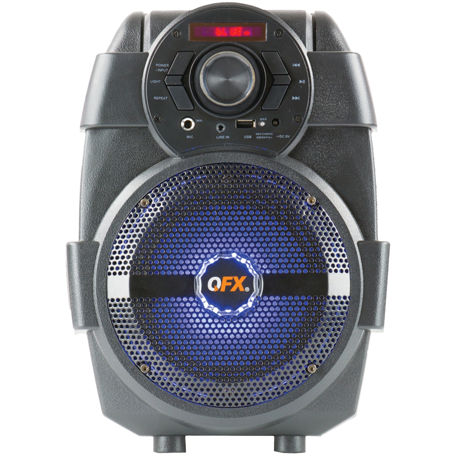 qfx 6.5 rechargeable party speaker