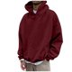 thumbnail image 1 of pstuiky manga larga para hombre, Sudadera con capucha deportiva de manga larga para hombre, estilo relajado y liso Tops casuales para hombres xxxl, 1 of 2