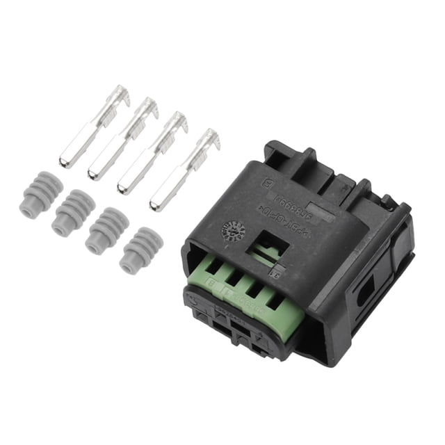 Conector de terminal de cable hembra impermeable de 4 pines para luz de señal de giro para BMW 1 juego