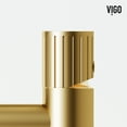 thumbnail image 2 of VIGO Ashford Single Handle Single-Hole Bathroom Faucet in Matte Brushed Gold, 2 of 12