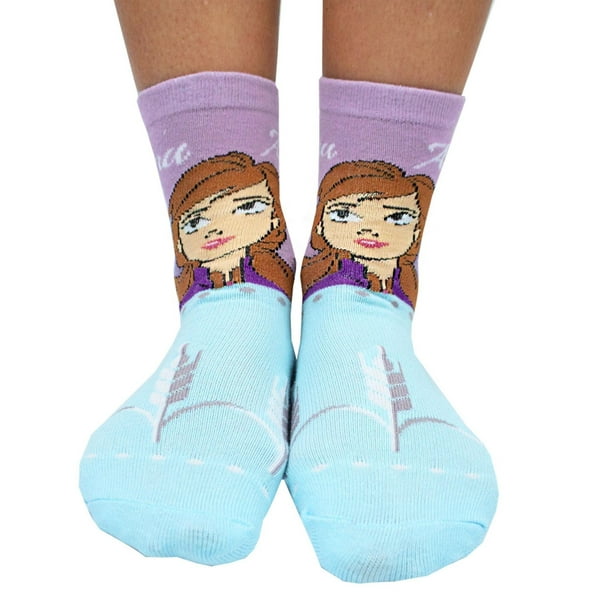 Frozen Girls Character Socks (Pack of 6)