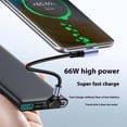 thumbnail image 6 of lanema 66W Short Data Cable Nylon Elbow USB to Type C Fast Charging Cable for Power, 6 of 9