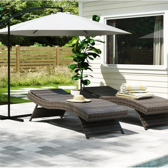 Outdoor Chaise Lounge Set (Set of 2)