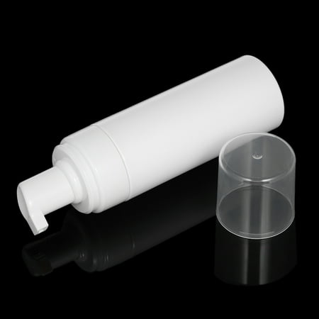 1pc 150ML(5.2oz) Foam Bottle Mousse Soap Foaming Pump Bottle Plastic White Empty Refillable Portable
