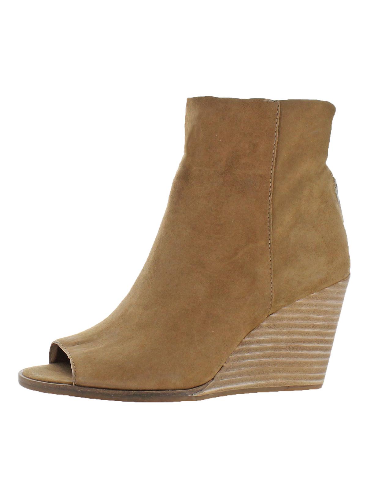 lucky brand peep toe wedges