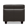 thumbnail image 5 of Simpli Home Kingsley Storage Bench in Brown, 5 of 13